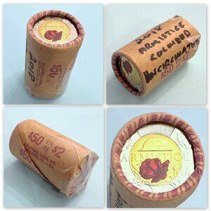 Canada 2018 Coloured 100th Anniversary Armistice 1918-2018 Roll of 25 x $2 Coins